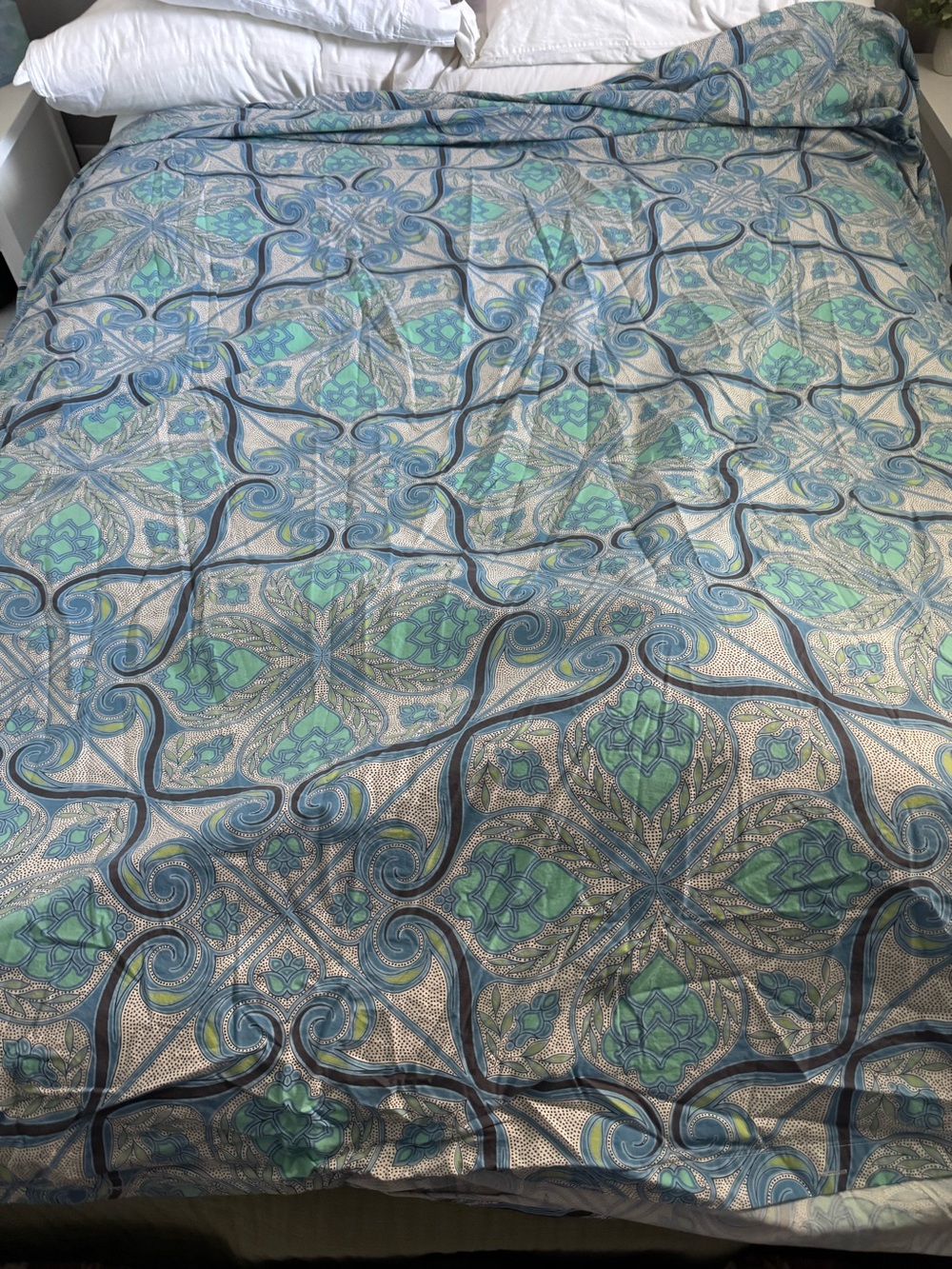 PotteryBarn Geometric Medallion Duvet Cover